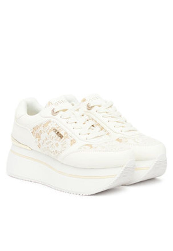 Guess Sneakersy FLTCM8 ELE12 Biały. Kolor: biały. Materiał: skóra