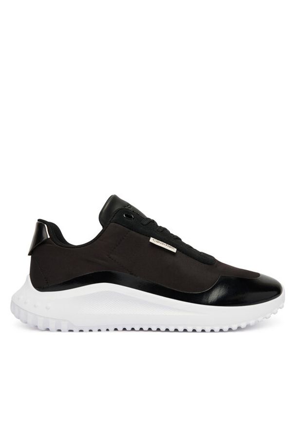 Calvin Klein Sneakersy Eva Runner Lace Up Mat Mix YW0YW02016 Czarny. Kolor: czarny. Materiał: materiał