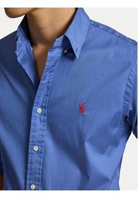 Polo Ralph Lauren Koszula 710B20512004 Niebieski Custom Fit. Typ kołnierza: polo. Kolor: niebieski. Materiał: bawełna #6