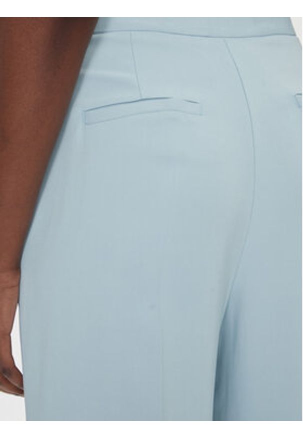 Pinko - PINKO Spodnie materiałowe Pergamino 100331 A20Q Błękitny Regular Fit. Kolor: niebieski. Materiał: syntetyk