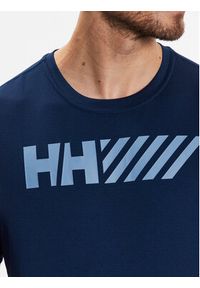 Helly Hansen Koszulka techniczna Lifa 48498 Granatowy Regular Fit. Kolor: niebieski. Materiał: syntetyk #3