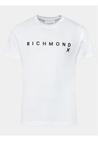 Richmond X T-Shirt Aaron UMP24004TS Biały Regular Fit. Kolor: biały. Materiał: bawełna #1