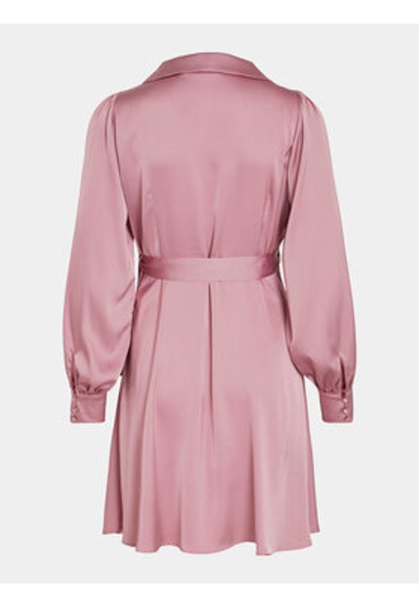 Vila Sukienka koktajlowa Enna 14084510 Różowy Regular Fit. Kolor: różowy. Materiał: syntetyk. Styl: wizytowy