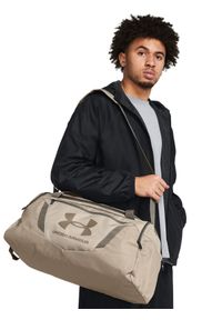 Torba treningowa uniseks Under Armour UA Undeniable 5.0 Duffle SM - beżowa. Kolor: beżowy. Materiał: materiał, poliester