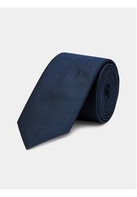Hugo Krawat 50468199 Granatowy. Kolor: niebieski. Materiał: jedwab