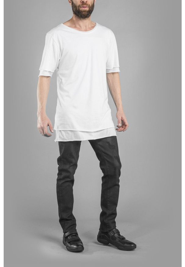 Barbarossa Moratti T-shirt | BM-SS1708 | Mężczyzna | Biały. Kolor: biały. Materiał: bawełna. Długość: długie