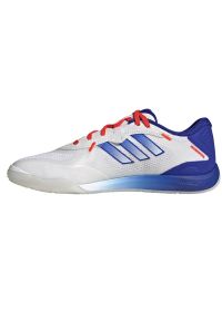 Adidas - Buty piłkarskie adidas Fevernova Court In M IG8766 białe. Zapięcie: sznurówki. Kolor: biały. Materiał: guma, tkanina, syntetyk. Sport: piłka nożna