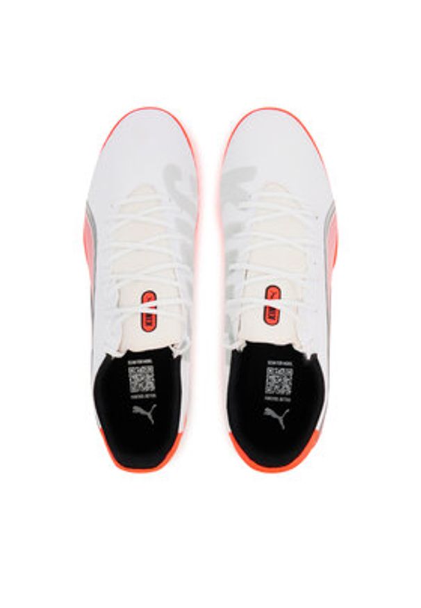 Puma Buty do piłki nożnej King Match Tt 108835 01 Biały. Kolor: biały. Materiał: skóra