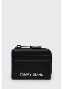 Tommy Jeans Portfel damski kolor czarny. Kolor: czarny