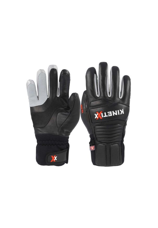 Rękawiczki narciarskie i snowboardowe męskie KINETIXX Bradly Glove GTX white. Kolor: czarny, biały. Sport: snowboard, narciarstwo