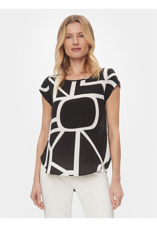 only - ONLY Bluzka Vic 15161116 Czarny Regular Fit. Kolor: czarny. Materiał: syntetyk