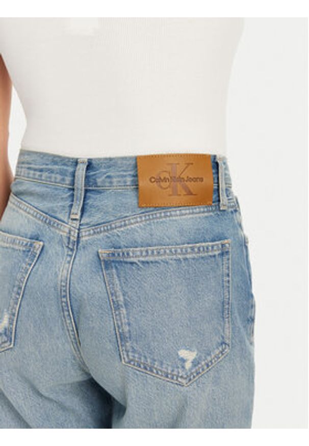 Calvin Klein Jeans Jeansy Authentic J20J225124 Niebieski Straight Fit. Kolor: niebieski