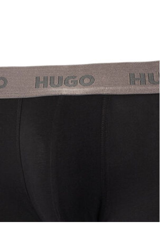 Hugo - HUGO Komplet 3 par bokserek 50532611 Czarny. Kolor: czarny. Materiał: bawełna