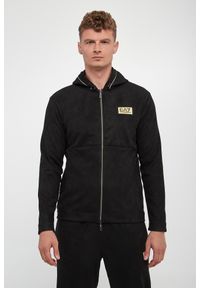 EA7 Emporio Armani - Bluza męska welurowa EA7 EMPORIO ARMANI. Materiał: welur #4