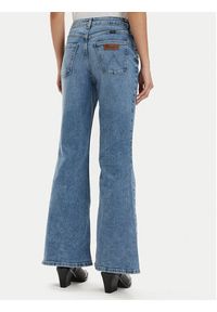 Wrangler Jeansy Fierce 112351971 Niebieski Wide Leg. Kolor: niebieski