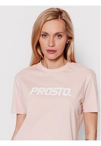 Prosto - PROSTO. T-Shirt KLASYK Clazzy 1012 Różowy Regular Fit. Kolor: różowy. Materiał: bawełna #5