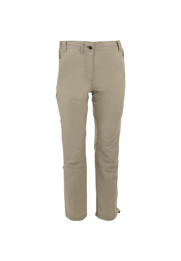 ZONE PERFECT - Spodnie outdoor damskie Nordblanc beżowe 36. Kolor: beżowy. Sport: outdoor