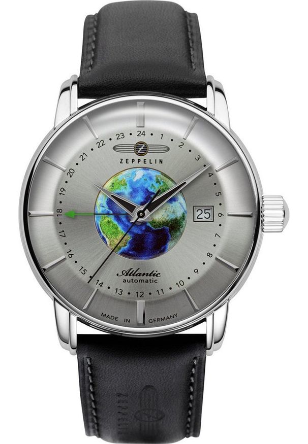 Zegarek Zeppelin Zegarek męski Zeppelin 8468-1 czarny. Kolor: czarny
