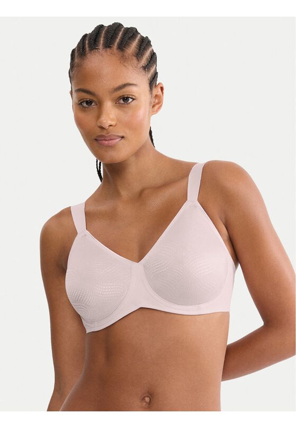 Triumph Biustonosz z fiszbiną Essential 10219713 Różowy. Kolor: różowy. Materiał: syntetyk