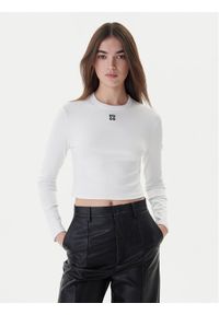 Hugo Bluzka Dafilomena_3 50518378 Biały Slim Fit. Kolor: biały. Materiał: bawełna #1