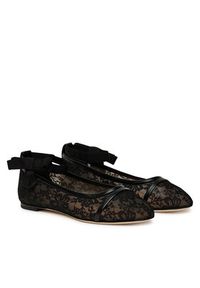 MALONE SOULIERS Baleriny Sabina 5-1 Czarny. Kolor: czarny. Materiał: materiał