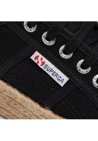 Superga Espadryle 2790 Rope S51186W Czarny. Kolor: czarny. Materiał: materiał #5