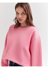 Americanos Bluza Utah Różowy Cropped Fit. Kolor: różowy. Materiał: bawełna #5