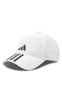 Adidas - adidas Czapka z daszkiem 3-Stripes AEROREADY Running Training Baseball Cap HT2043 Biały. Kolor: biały #1
