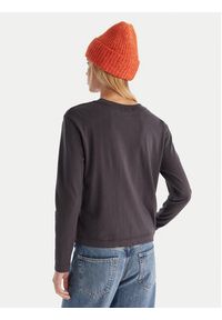 Quiksilver Bluzka Essential LS TEE EQWZT03199 Szary Regular Fit. Kolor: szary. Materiał: bawełna #3