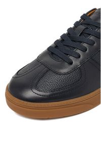 Guess Jeans Sneakersy EO-ORTEGO-01 126AM Granatowy. Kolor: niebieski. Materiał: skóra #10