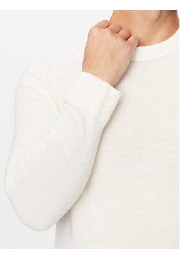 BOSS - Boss Sweter Avac_C 50501762 Écru Regular Fit. Materiał: syntetyk