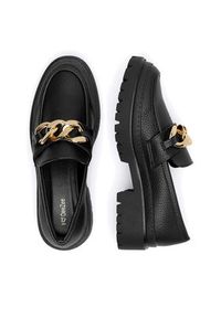 DeeZee Loafersy 23038T259 Czarny. Kolor: czarny. Materiał: materiał, skóra #7