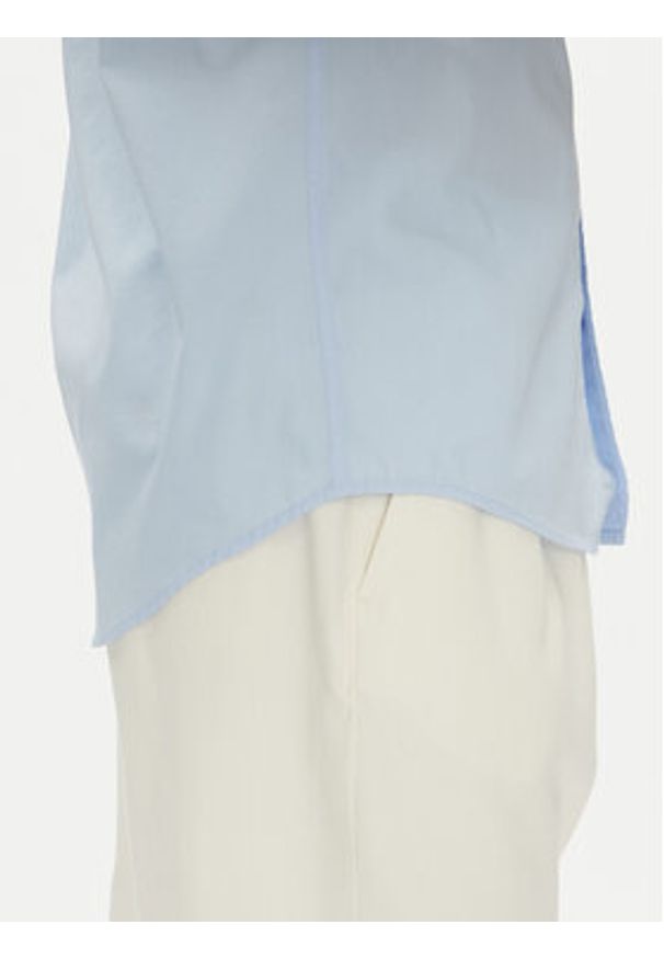 TOMMY HILFIGER - Tommy Hilfiger Koszula MW0MW37584 Błękitny Regular Fit. Kolor: niebieski. Materiał: bawełna