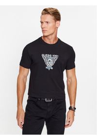Guess T-Shirt M3BI30 J1314 Czarny Regular Fit. Kolor: czarny. Materiał: bawełna