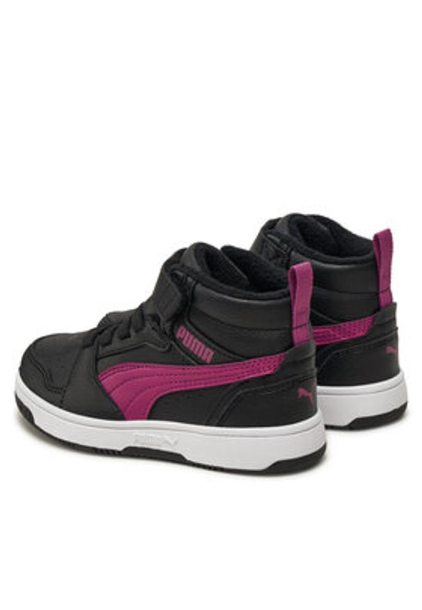 Puma Sneakersy Rebound V6 Mid Wtr Ac+ Ps 307979 04 Czarny. Kolor: czarny. Materiał: skóra