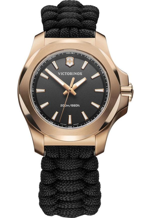 VICTORINOX - Zegarek Victorinox Zegarek damski Victorinox 241880 czarny. Kolor: czarny