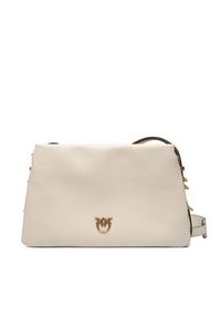 Pinko - PINKO Torebka Triplet Mini AI 25-26 PLTT 105883 A0QO Écru. Materiał: skórzane #3