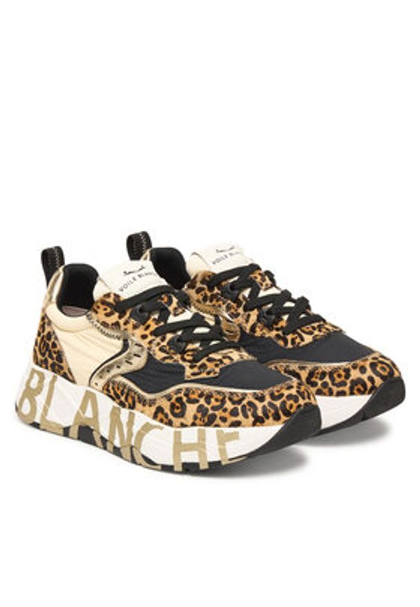 Voile Blanche Sneakersy Club 105. 2017475-26 Złoty. Kolor: złoty. Materiał: skóra