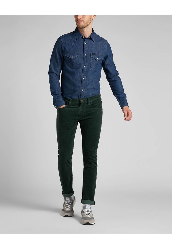 Lee - LEE LUKE MĘSKIE SPODNIE JEANSOWE DŻINSY KELP L719AXIN 112321580