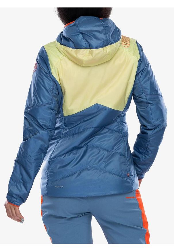 LA SPORTIVA - Kurtka ocieplana damska La Sportiva Mythic Primaloft Jkt. Kolor: niebieski. Technologia: Primaloft. Sezon: zima. Sport: narciarstwo