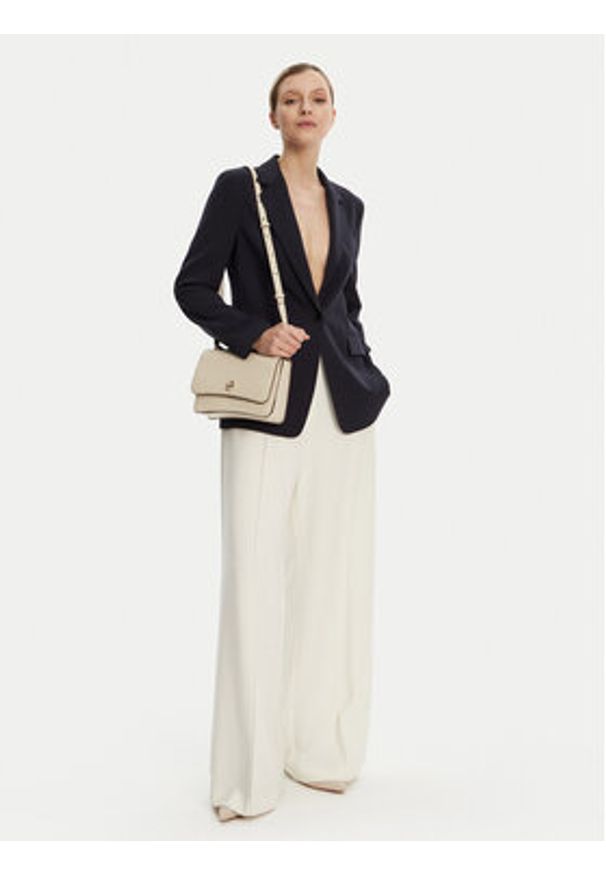 BOSS - Boss Marynarka Jocaluah 50490053 Granatowy Regular Fit. Kolor: niebieski. Materiał: syntetyk