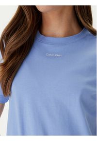 Calvin Klein T-Shirt 20s Classic Logo LV147C857G Niebieski Regular Fit. Kolor: niebieski. Materiał: bawełna #3