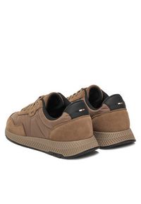 BOSS Sneakersy Titanium 50552895 Beżowy. Kolor: beżowy. Materiał: materiał #2