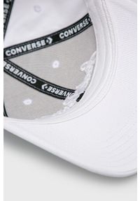 Converse Czapka z daszkiem z aplikacją. Kolor: biały. Wzór: aplikacja #4