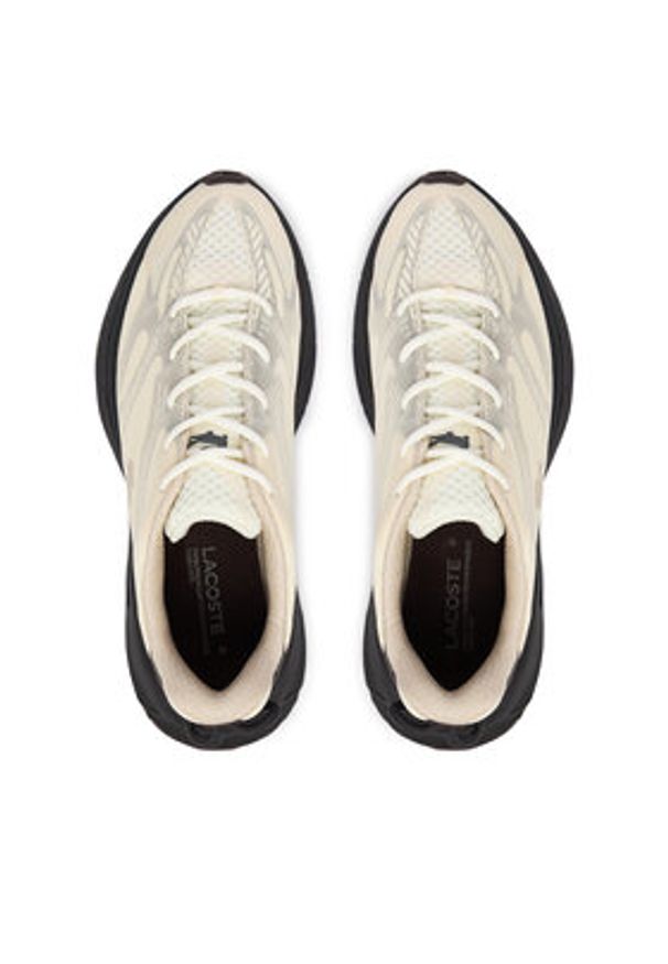 Lacoste Sneakersy L003 Neo Shot 51SMA0047 Écru. Kolor: kremowy. Materiał: materiał
