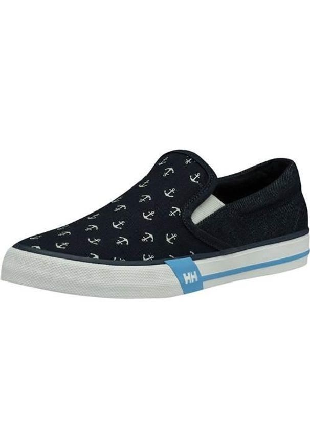 Buty do chodzenia damskie Helly Hansen Copenhagen Slip-on. Zapięcie: bez zapięcia. Kolor: niebieski, wielokolorowy. Materiał: materiał, tkanina. Szerokość cholewki: normalna. Sport: turystyka piesza