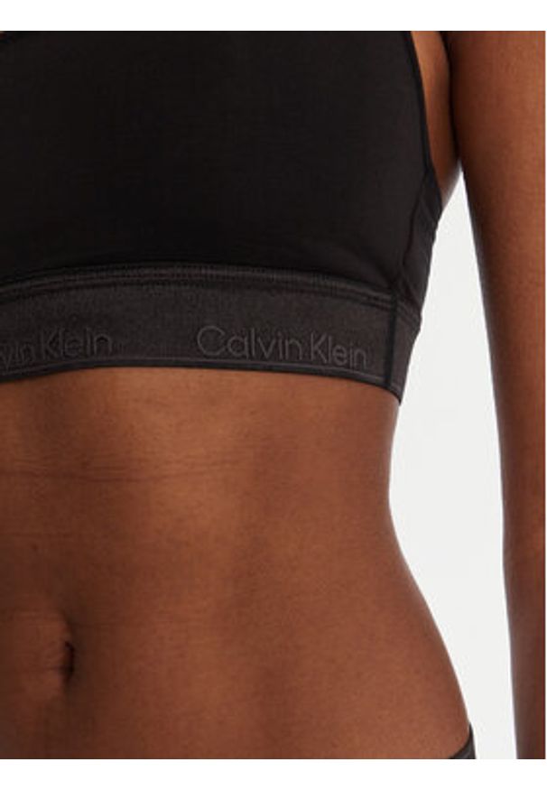Calvin Klein Underwear Biustonosz top LV00QF8547 Czarny. Kolor: czarny. Materiał: bawełna