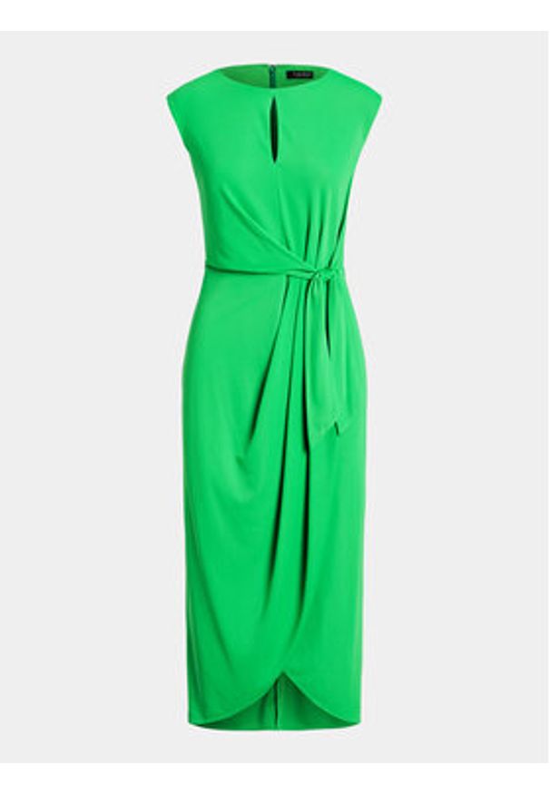 Lauren Ralph Lauren Sukienka koktajlowa 250925939001 Zielony Regular Fit. Kolor: zielony. Materiał: syntetyk. Styl: wizytowy