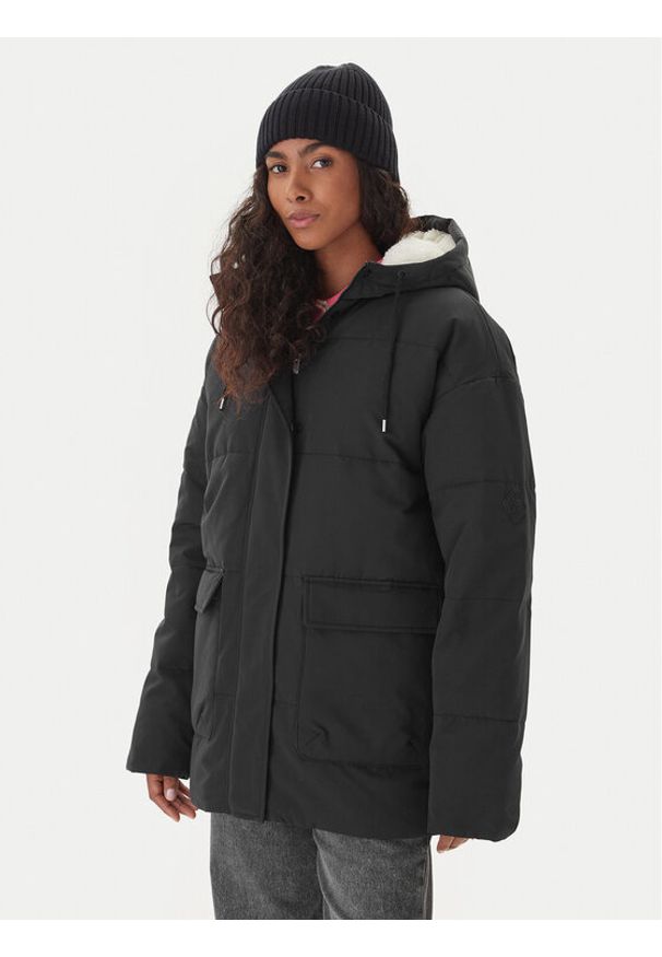 Roxy Kurtka zimowa ERJJK03666 Czarny Regular Fit. Kolor: czarny. Materiał: bawełna. Sezon: zima