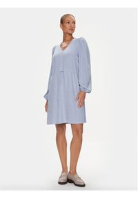 Selected Femme Sukienka 16089064 Niebieski Regular Fit. Kolor: niebieski. Materiał: wiskoza #6